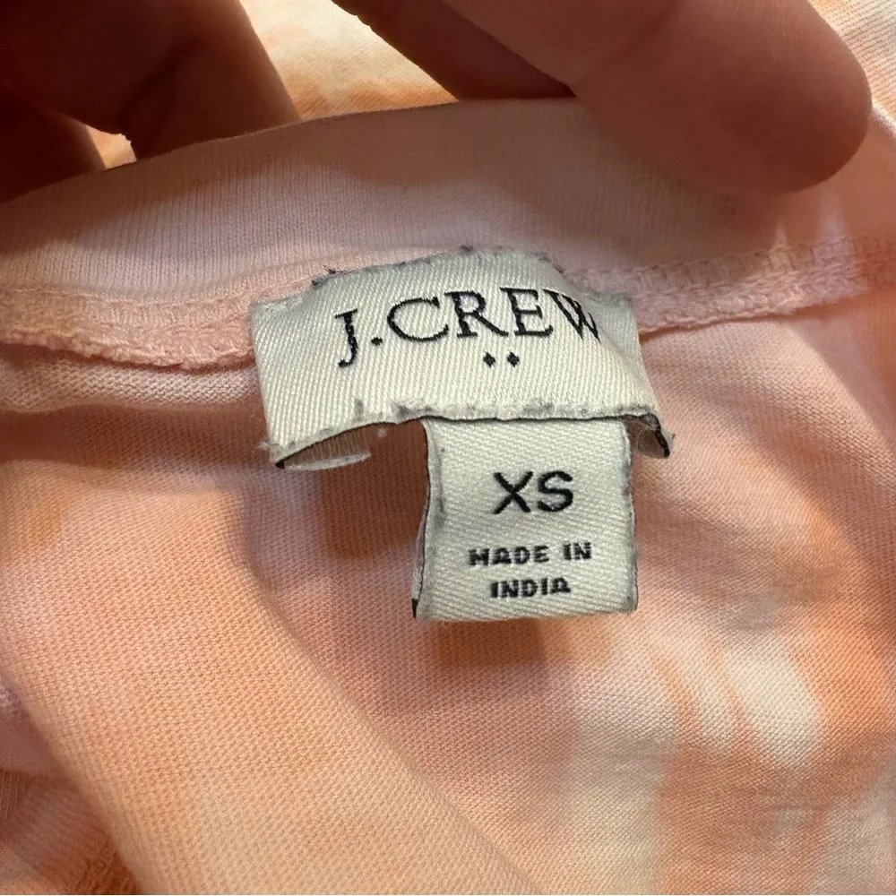 J. Crew Pink Tie Dye Dress XS